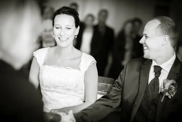 Schwarz-Weiß – Einblick in unsere Hochzeitsfotografie