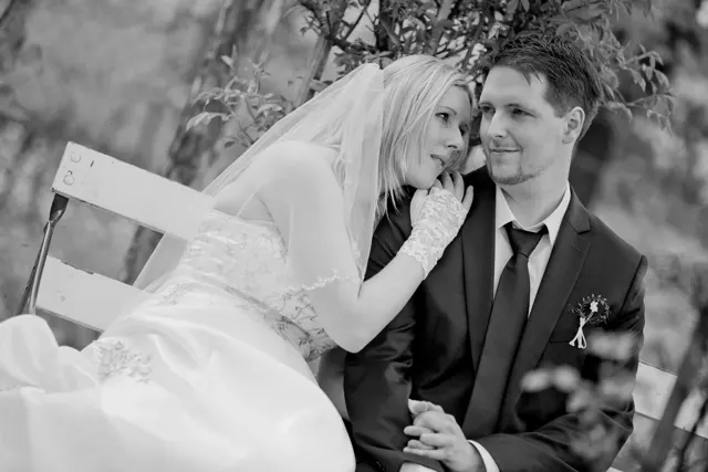 Schwarz-Weiß – Einblick in unsere Hochzeitsfotografie