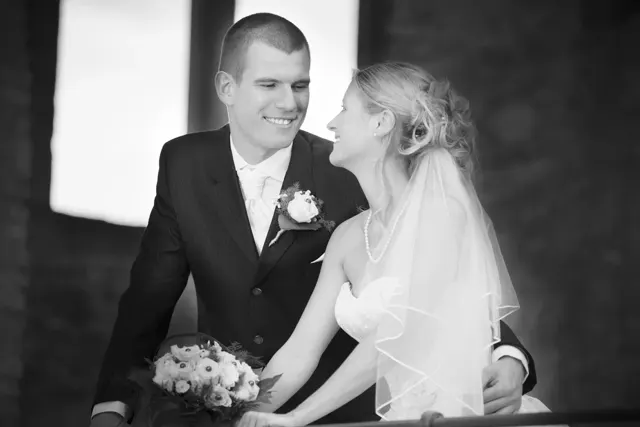 Schwarz-Weiß – Einblick in unsere Hochzeitsfotografie