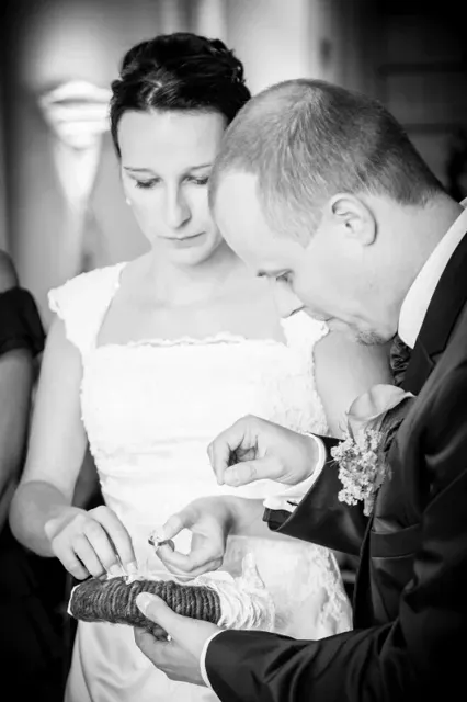 Schwarz-Weiß – Einblick in unsere Hochzeitsfotografie
