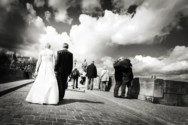 Schwarz-Weiß – Einblick in unsere Hochzeitsfotografie