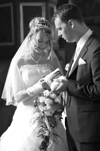 Schwarz-Weiß – Einblick in unsere Hochzeitsfotografie