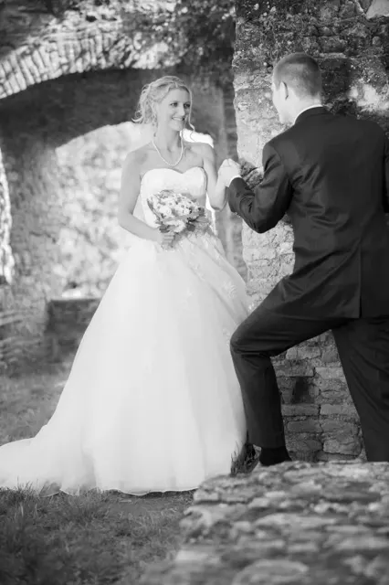 Schwarz-Weiß – Einblick in unsere Hochzeitsfotografie