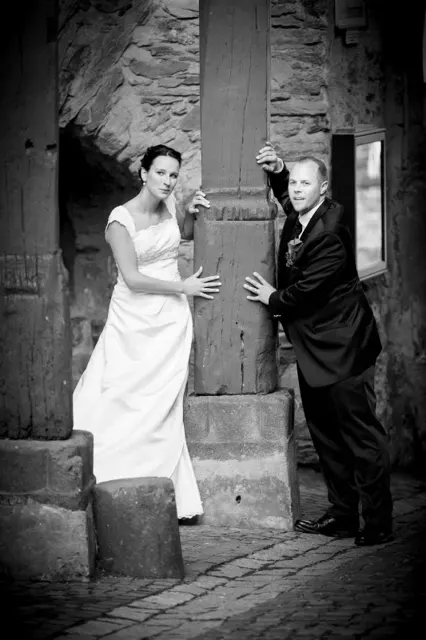 Schwarz-Weiß – Einblick in unsere Hochzeitsfotografie