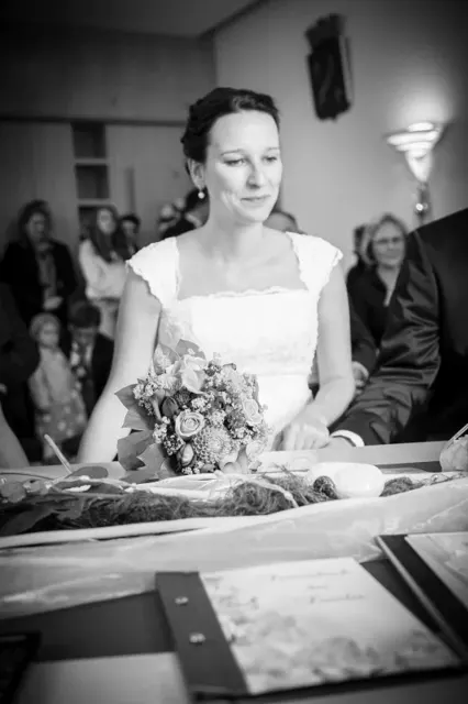 Schwarz-Weiß – Einblick in unsere Hochzeitsfotografie