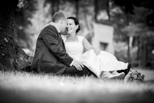 Schwarz-Weiß – Einblick in unsere Hochzeitsfotografie