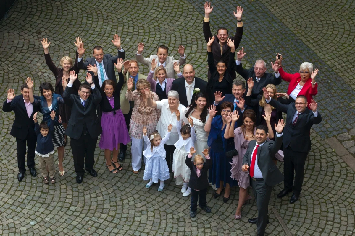 Gruppenbilder – Einblick in unsere Hochzeitsfotografie