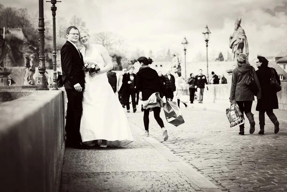 Schwarz-Weiß – Einblick in unsere Hochzeitsfotografie