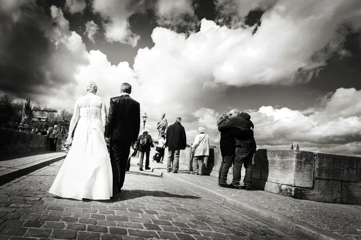 Schwarz-Weiß – Einblick in unsere Hochzeitsfotografie