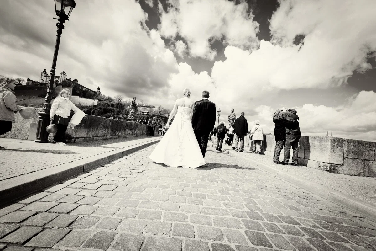 Schwarz-Weiß – Einblick in unsere Hochzeitsfotografie