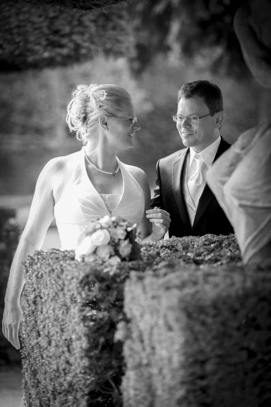 Schwarz-Weiß – Einblick in unsere Hochzeitsfotografie