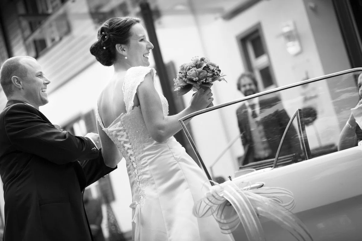 Schwarz-Weiß – Einblick in unsere Hochzeitsfotografie