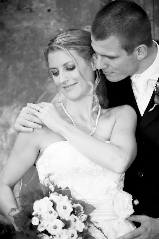 Schwarz-Weiß – Einblick in unsere Hochzeitsfotografie