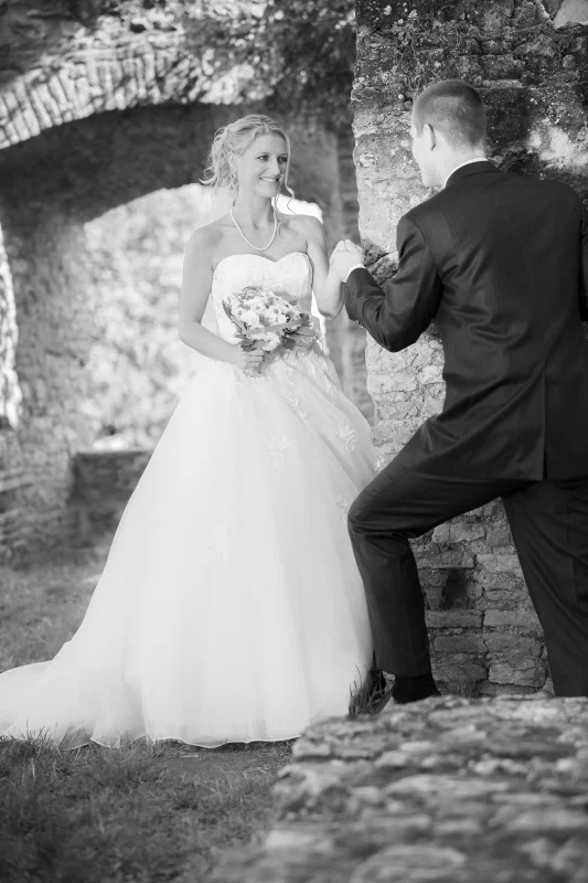 Schwarz-Weiß – Einblick in unsere Hochzeitsfotografie