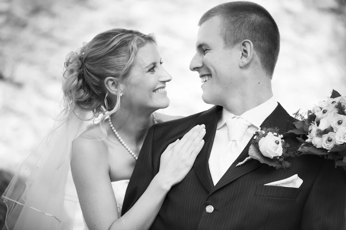 Schwarz-Weiß – Einblick in unsere Hochzeitsfotografie