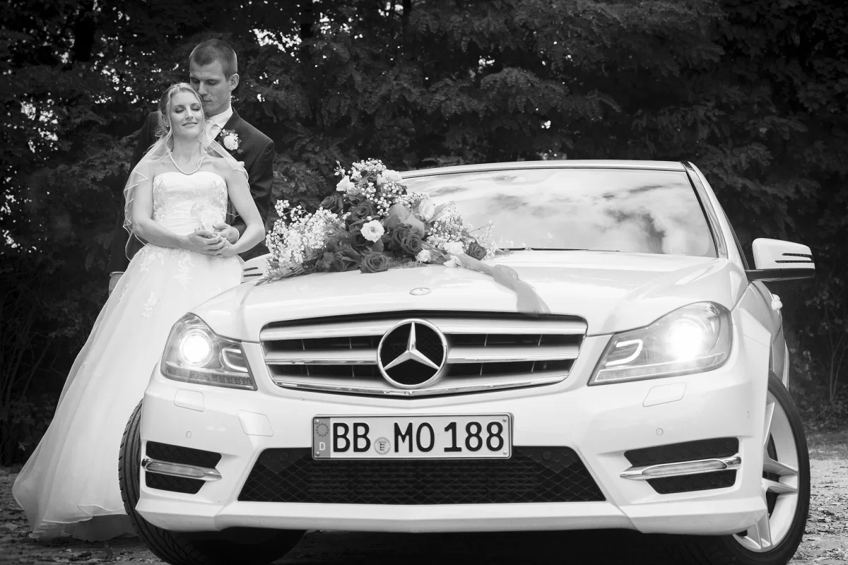 Schwarz-Weiß – Einblick in unsere Hochzeitsfotografie