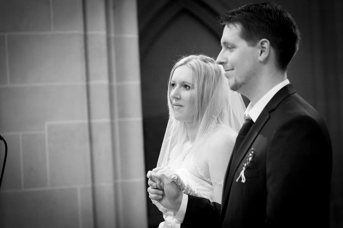 Schwarz-Weiß – Einblick in unsere Hochzeitsfotografie
