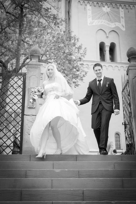Schwarz-Weiß – Einblick in unsere Hochzeitsfotografie