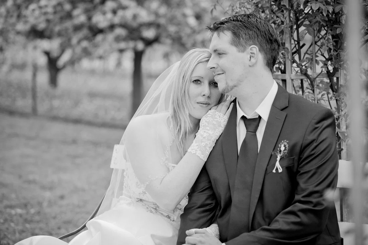 Schwarz-Weiß – Einblick in unsere Hochzeitsfotografie
