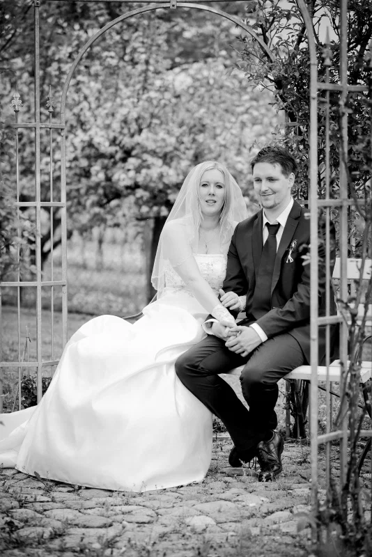 Schwarz-Weiß – Einblick in unsere Hochzeitsfotografie
