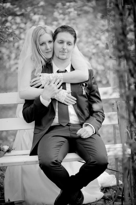 Schwarz-Weiß – Einblick in unsere Hochzeitsfotografie