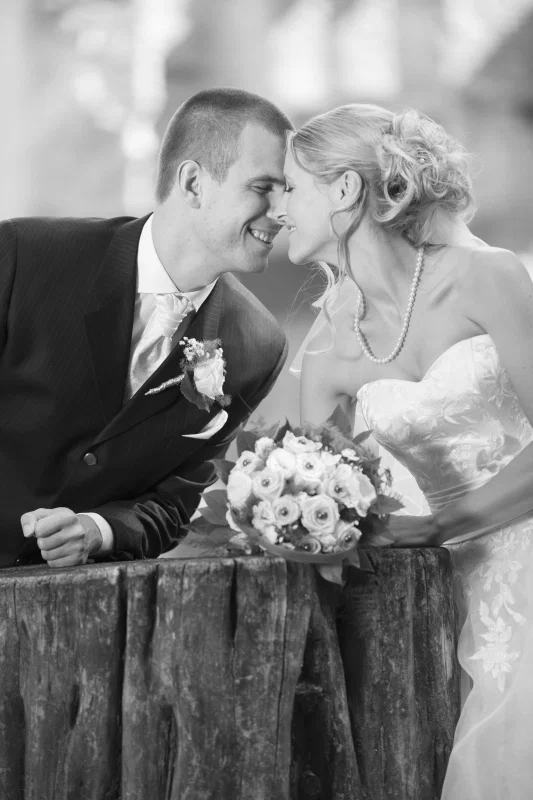 Schwarz-Weiß – Einblick in unsere Hochzeitsfotografie