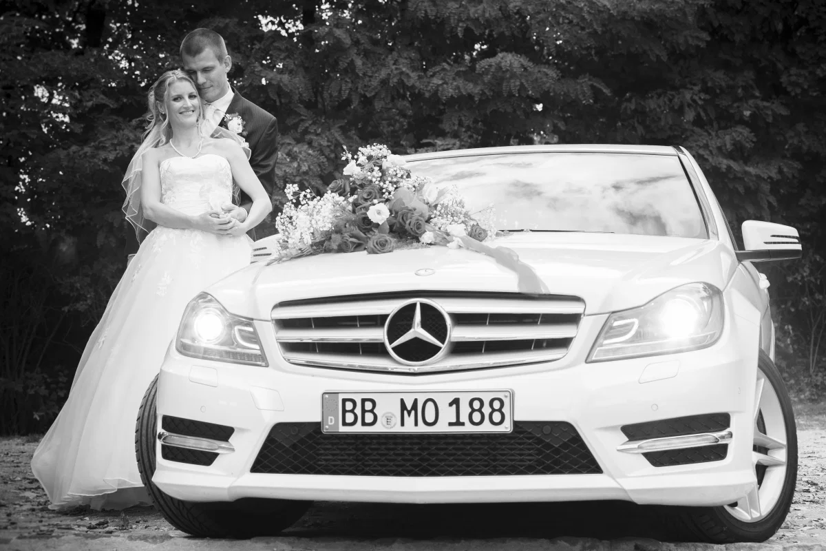 Schwarz-Weiß – Einblick in unsere Hochzeitsfotografie