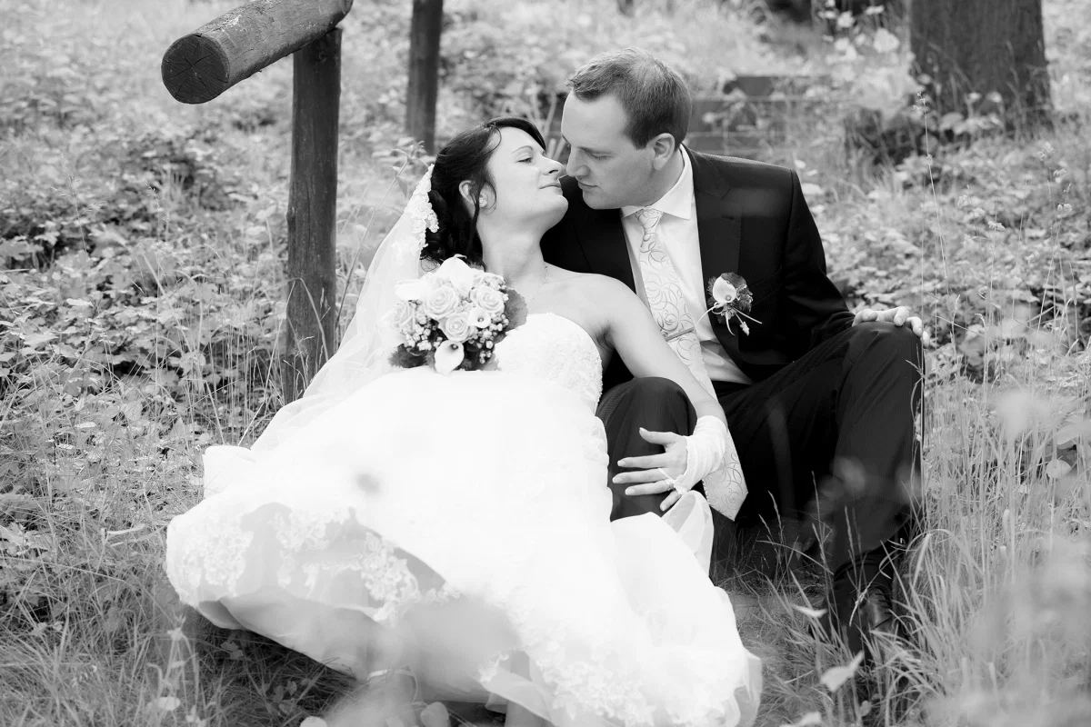 Schwarz-Weiß – Einblick in unsere Hochzeitsfotografie